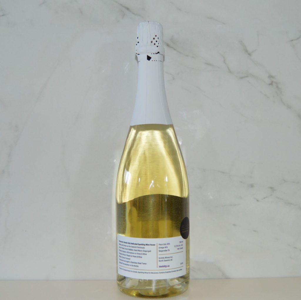 2018 Sparkling Brut Blanc de Blancs Invinity Sparkling Wine House